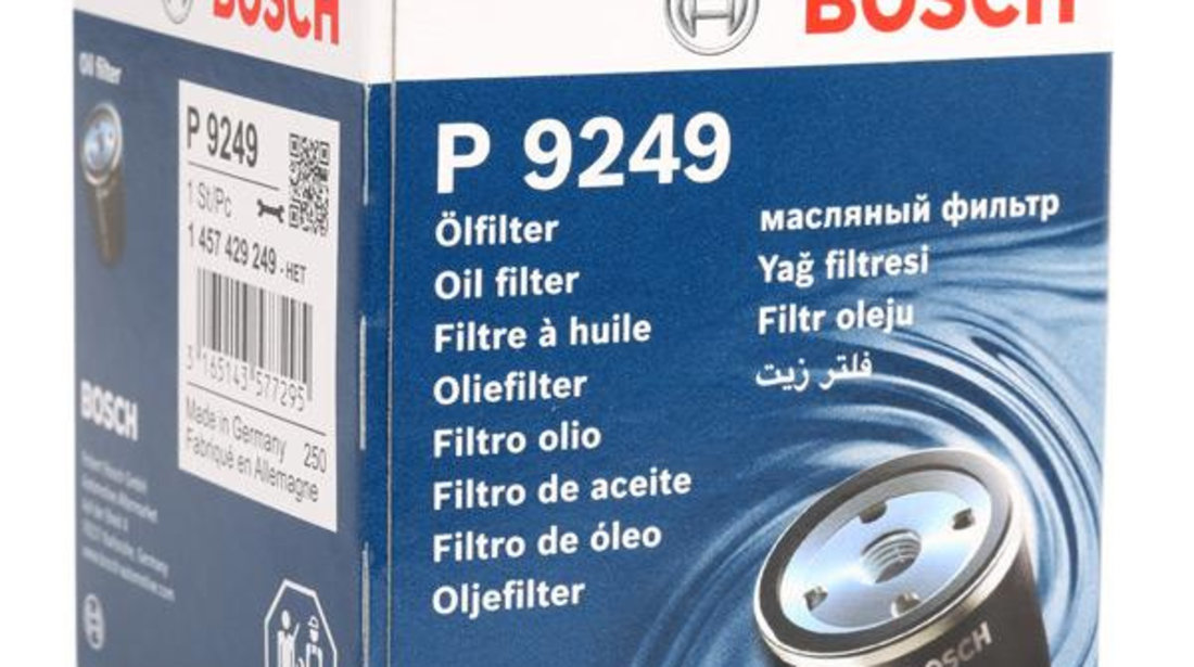 Filtru Ulei Bosch Peugeot 1007 2005→ Hatchback 1 457 429 249