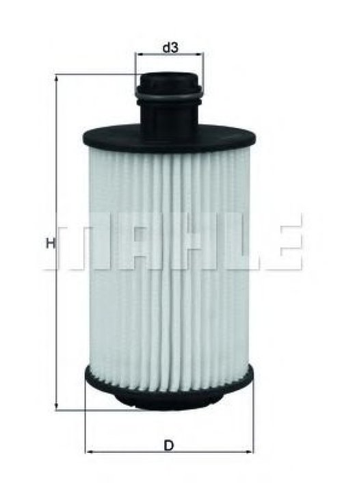 Filtru ulei CHEVROLET CRUZE (J300) (2009 - 2016) MAHLE ORIGINAL OX 1012D piesa NOUA
