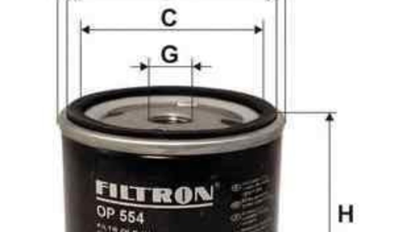 Filtru ulei CITROËN 2 CV FILTRON OP554