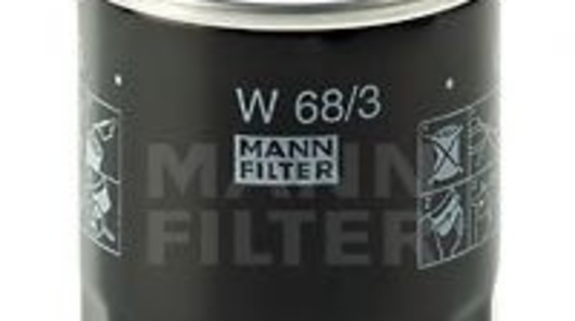 Filtru ulei CITROEN C1 II (2014 - 2016) MANN-FILTER W 68/3 piesa NOUA