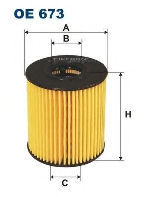 Filtru ulei CITROEN XSARA Cupe (N0) (1998 - 2005) FILTRON OE673 piesa NOUA