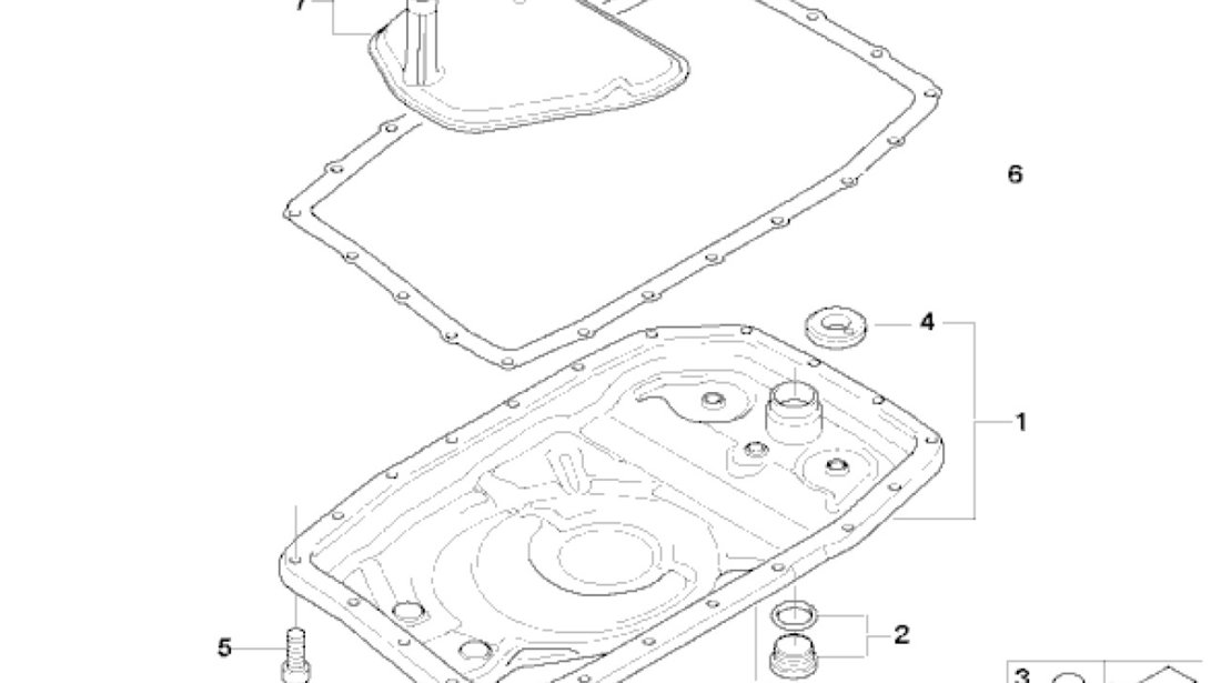 Filtru ulei cutie viteza automatica BMW X5 (E53) VAICO 24117543550