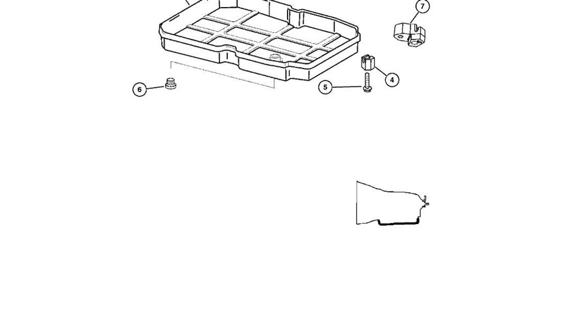 Filtru ulei cutie viteza Grand Cherokee (poz.2,3,7) TOPRAN 52108325AA