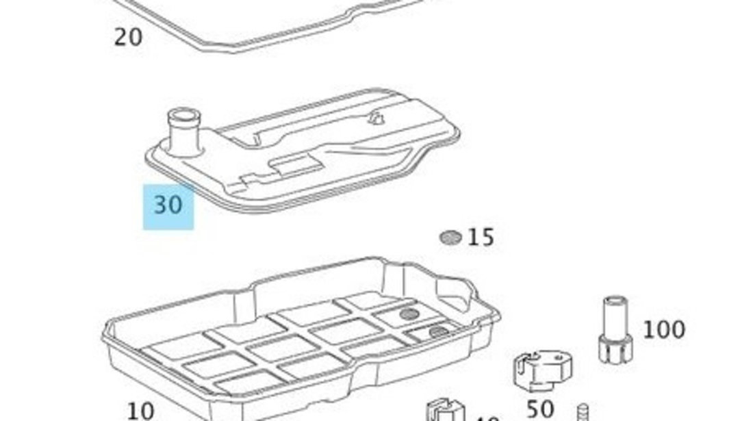 Filtru Ulei Cutie Viteze Automata Oe Mercedes-Benz G-Class W463 1997→ A2222772800