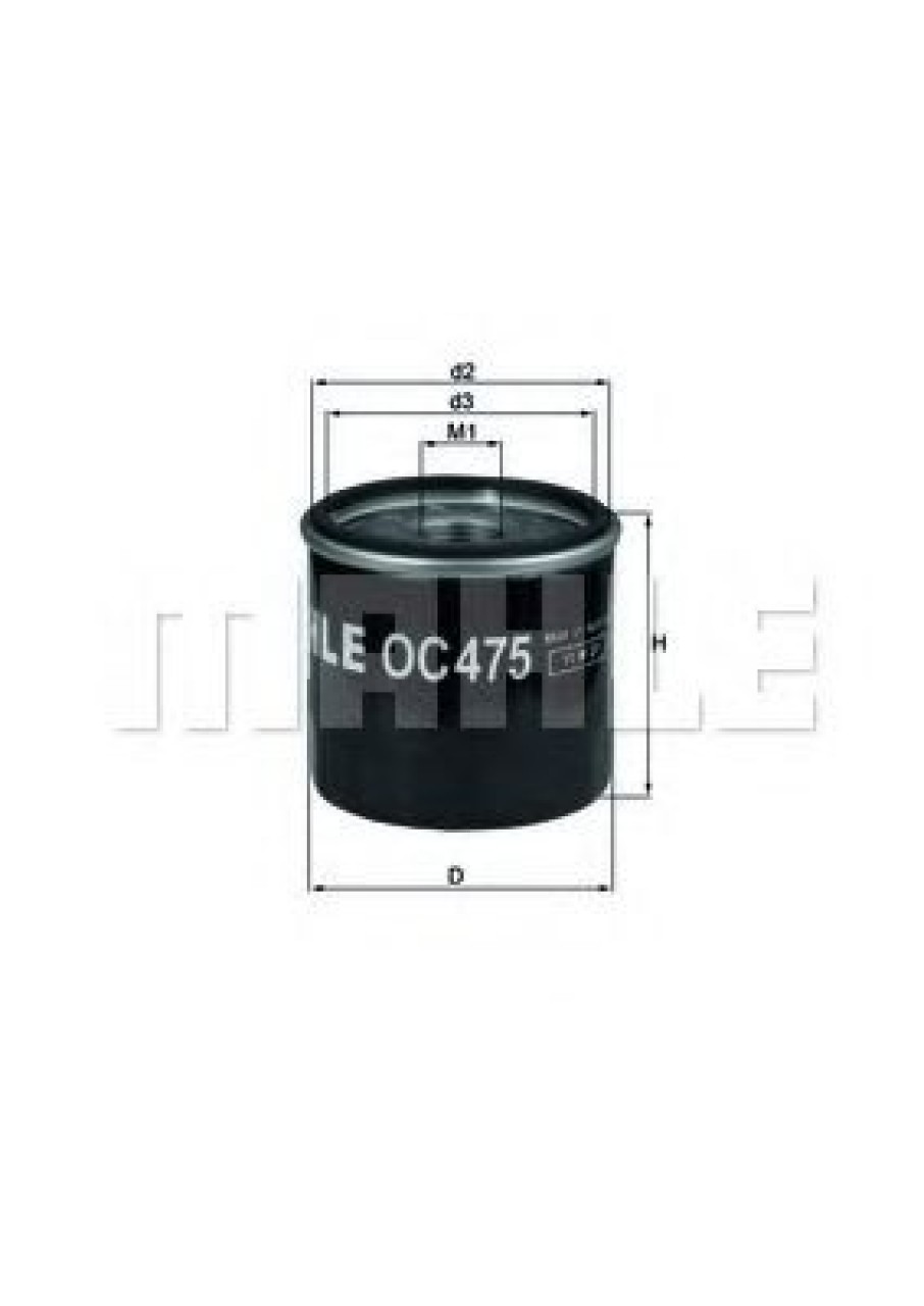 Filtru ulei DACIA LOGAN (LS) (2004 - 2016) KNECHT OC 475 piesa NOUA