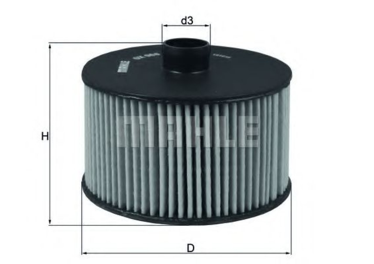 Filtru ulei DACIA LOGAN MCV II (2013 - 2016) MAHLE ORIGINAL OX 968D piesa NOUA