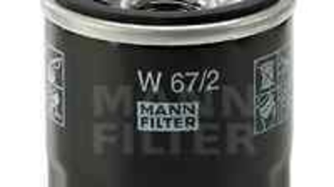 Filtru ulei DAIHATSU CHARADE II (G11, G30) Producator MANN-FILTER W 67/2