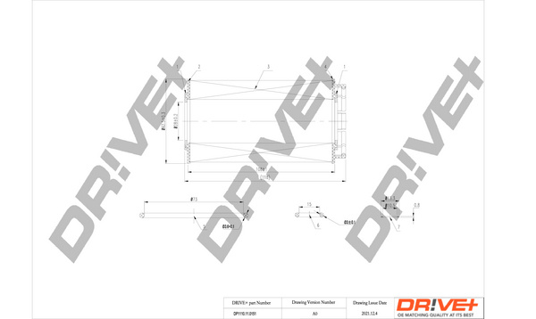 Filtru ulei (DP1110110151 DRIVE) CHRYSLER,HYUNDAI,JEEP,KIA