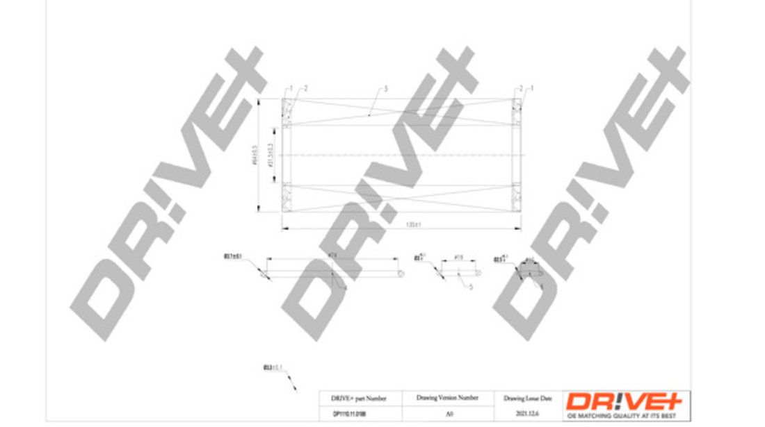 Filtru ulei (DP1110110188 DRIVE) MERCEDES-BENZ,VOLVO