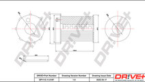 Filtru ulei (DP1110110197 DRIVE) AUDI,PORSCHE,VW