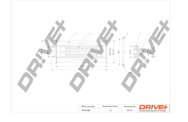 Filtru ulei (DP1110110220 DRIVE) BMW,MINI