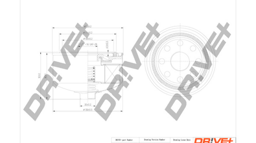 Filtru ulei (DP1110110286 DRIVE) VW