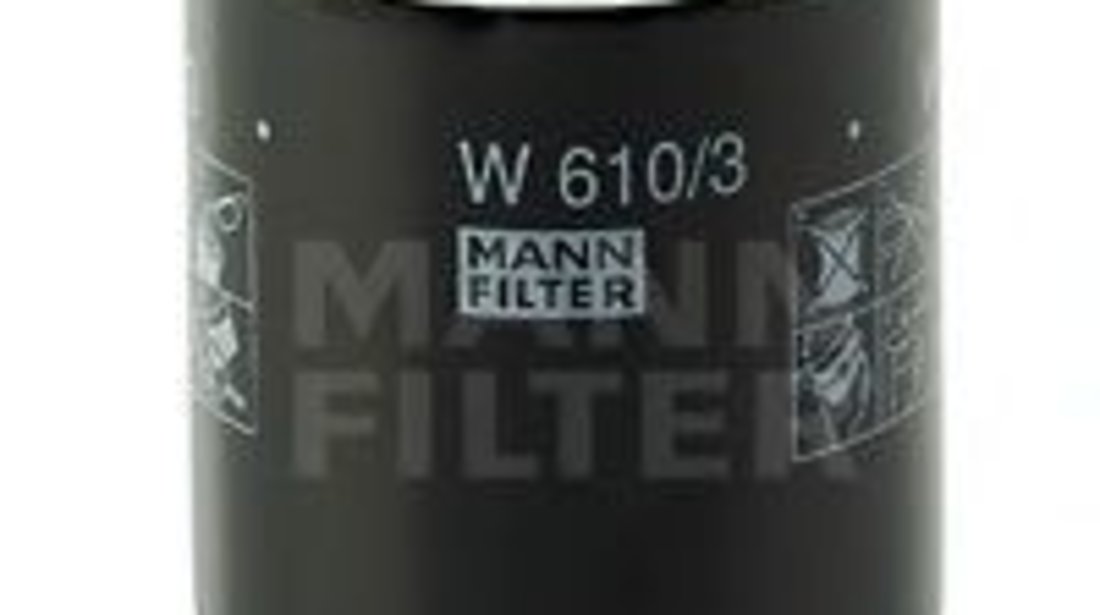 Filtru ulei FIAT 500 C (312) (2009 - 2016) MANN-FILTER W 610/3 piesa NOUA