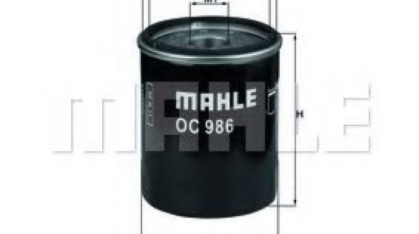 Filtru ulei FIAT BRAVO I (182) (1995 - 2001) MAHLE ORIGINAL OC 986 produs NOU