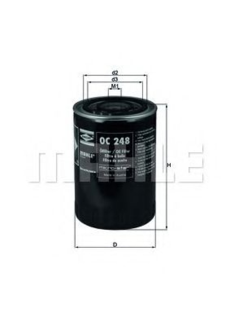 Filtru ulei FIAT CROMA (154) (1985 - 1996) KNECHT OC 248 piesa NOUA
