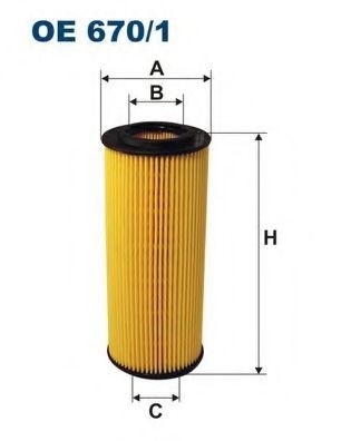 Filtru ulei FIAT CROMA (194) (2005 - 2016) FILTRON OE670/1 piesa NOUA