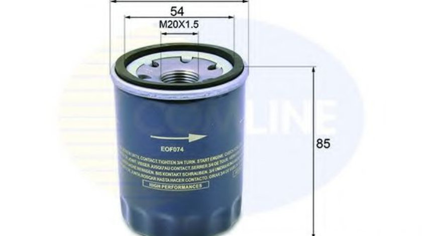 Filtru ulei FIAT GRANDE PUNTO (199) (2005 - 2016) COMLINE EOF074 piesa NOUA