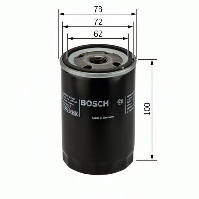 Filtru ulei FIAT MULTIPLA (186) (1999 - 2010) BOSCH 0 451 103 111 piesa NOUA
