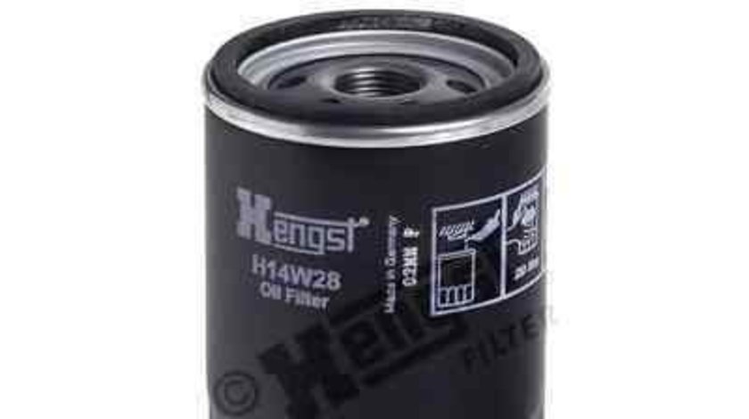 Filtru ulei FIAT PANDA (141A_) HENGST FILTER H14W28