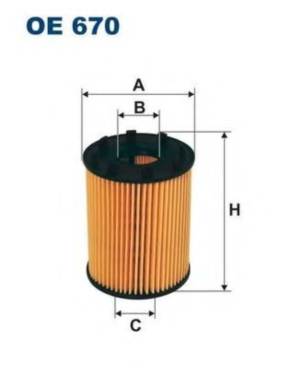 Filtru ulei FIAT PUNTO EVO (199) (2008 - 2016) FILTRON OE670 piesa NOUA
