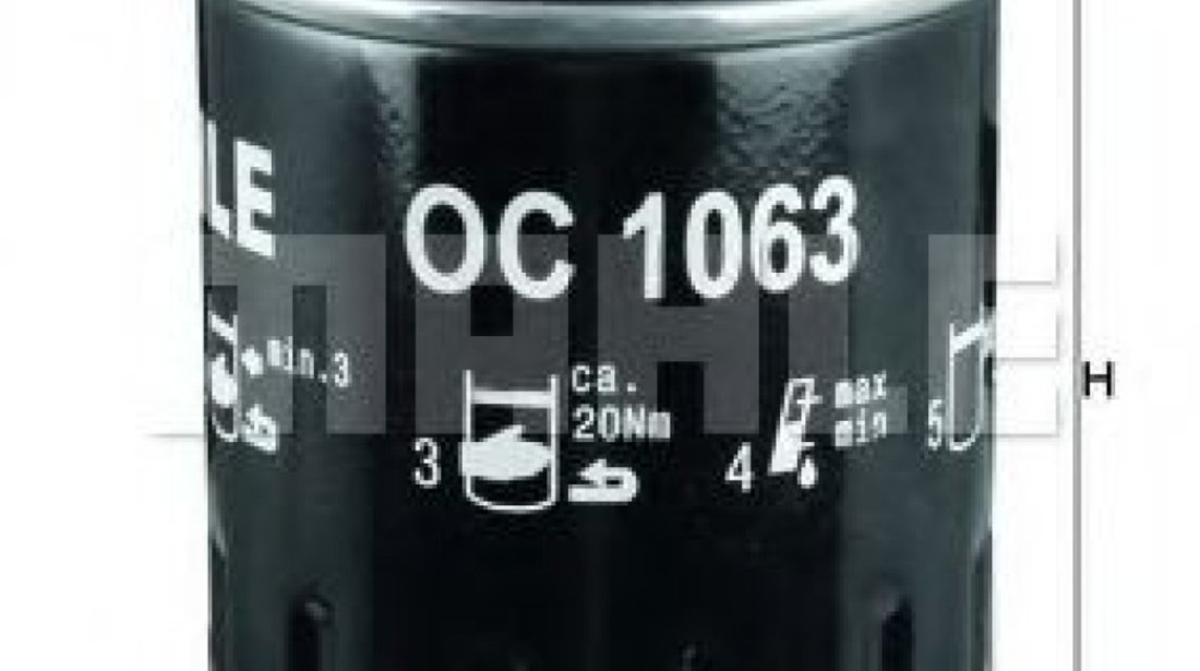 Filtru ulei FORD B-MAX (JK) (2012 - 2016) MAHLE ORIGINAL OC 1063 piesa NOUA