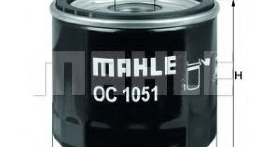 Filtru ulei FORD B-MAX Van (2012 - 2016) MAHLE ORIGINAL OC 1051 piesa NOUA
