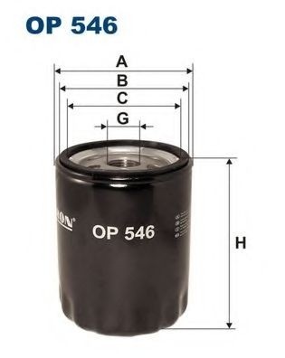 Filtru ulei FORD COURIER (J3, J5) (1996 - 2016) FILTRON OP546 piesa NOUA