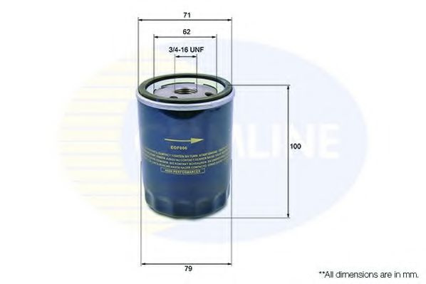 Filtru ulei FORD COURIER (JV) (1998 - 2016) COMLINE EOF006 piesa NOUA