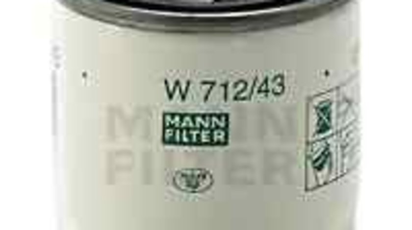 Filtru ulei FORD ESCORT IV Break (AWF, AVF) MANN-FILTER W 712/43