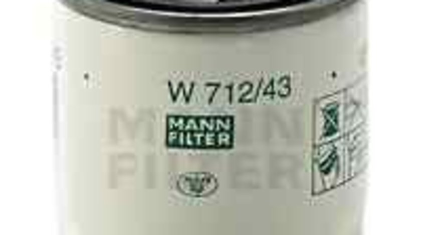 Filtru ulei FORD FIESTA II (FBD) MANN-FILTER W 712/43