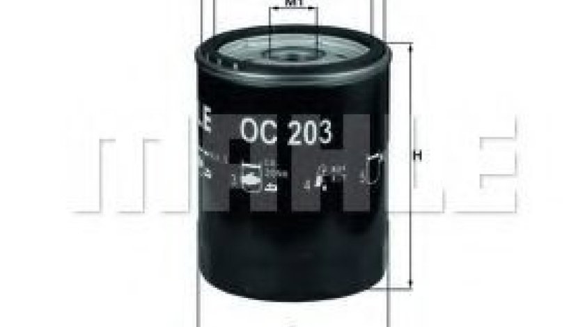 Filtru ulei FORD FIESTA IV (JA, JB) (1995 - 2002) MAHLE ORIGINAL OC 203 piesa NOUA