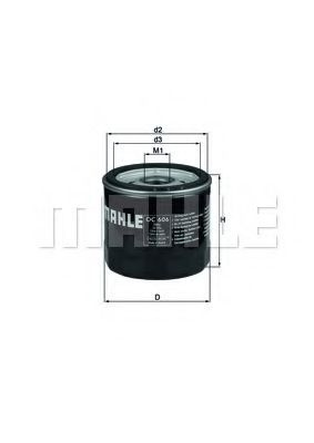 Filtru ulei FORD FIESTA IV (JA, JB) (1995 - 2002) MAHLE ORIGINAL OC 606 piesa NOUA