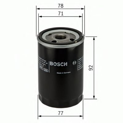 Filtru ulei FORD FOCUS C-MAX (2003 - 2007) BOSCH F 026 407 017 piesa NOUA