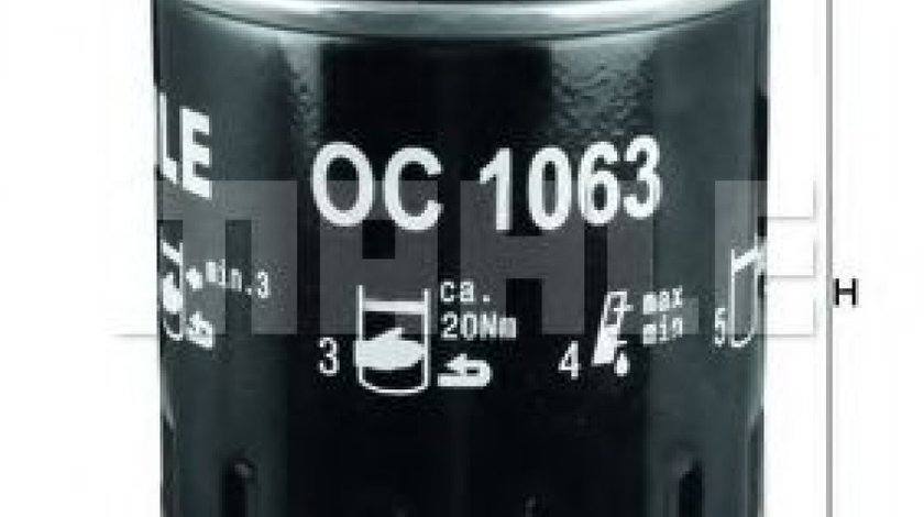 Filtru ulei FORD FOCUS C-MAX (2003 - 2007) MAHLE ORIGINAL OC 1063 piesa NOUA