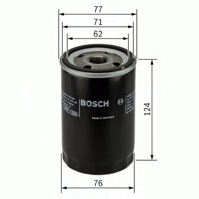 Filtru ulei FORD FOCUS (DAW, DBW) (1998 - 2007) BOSCH 0 451 103 259 piesa NOUA