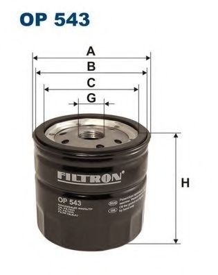 Filtru ulei FORD FOCUS (DAW, DBW) (1998 - 2007) FILTRON OP543 piesa NOUA