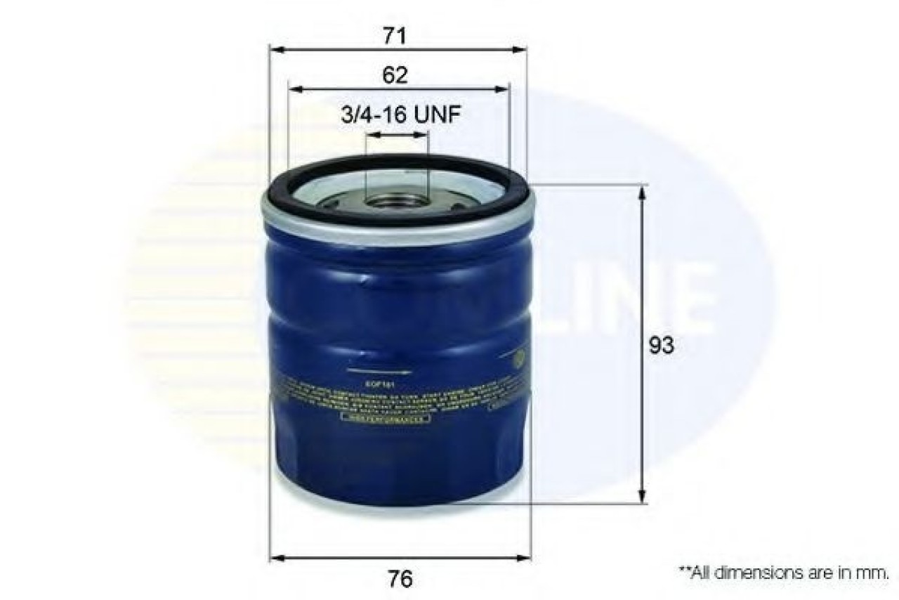 Filtru ulei FORD FOCUS II Combi (DA) (2004 - 2012) COMLINE EOF181 piesa NOUA