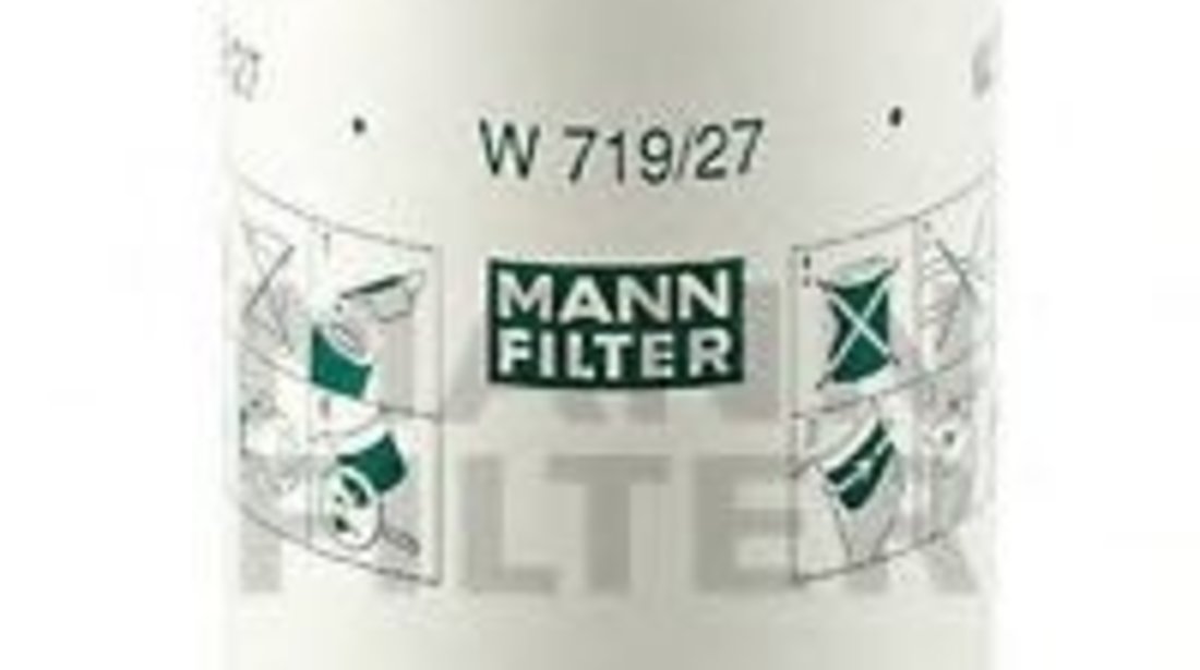 Filtru ulei FORD MAVERICK (2001 - 2016) MANN-FILTER W 719/27 piesa NOUA