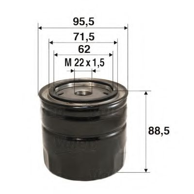 Filtru ulei FORD MONDEO II Combi (BNP) (1996 - 2000) VALEO 586097 piesa NOUA
