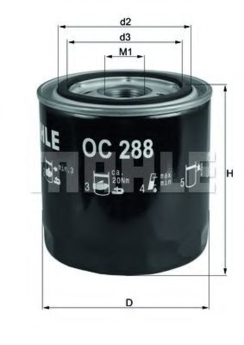 Filtru ulei FORD MONDEO II Limuzina (BFP) (1996 - 2000) KNECHT OC 288 piesa NOUA