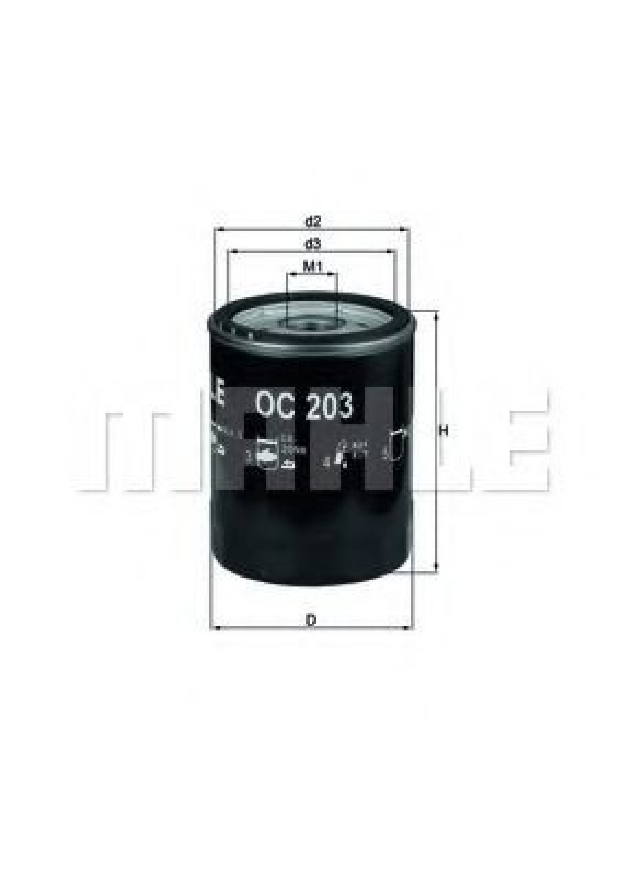 Filtru ulei FORD MONDEO II Limuzina (BFP) (1996 - 2000) KNECHT OC 203 piesa NOUA