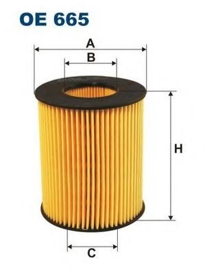 Filtru ulei FORD MONDEO III (B5Y) (2000 - 2007) FILTRON OE665 piesa NOUA