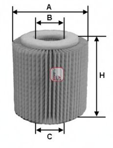 Filtru ulei FORD MONDEO III (B5Y) (2000 - 2007) SOFIMA S 5056 PE piesa NOUA