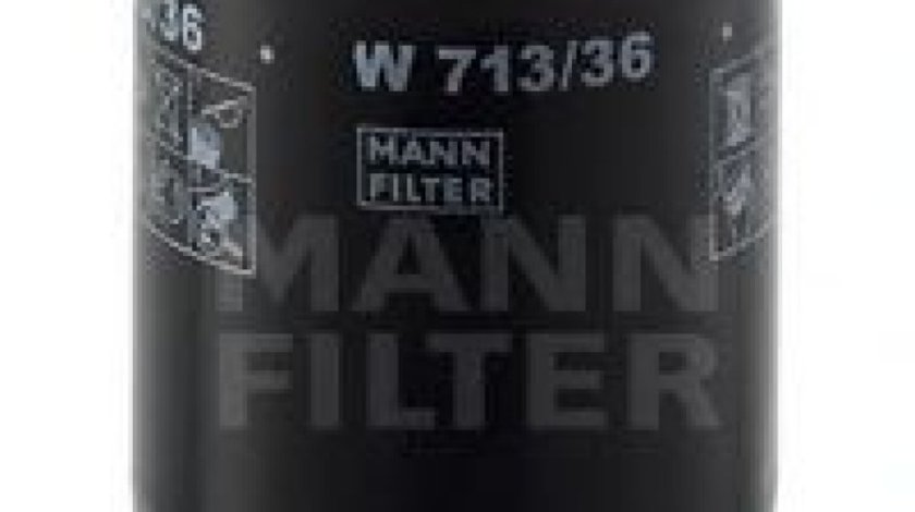 Filtru ulei FORD RANGER (ES, ET) (2005 - 2012) MANN-FILTER W 713/36 piesa NOUA