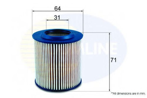 Filtru ulei FORD RANGER (TKE) (2011 - 2016) COMLINE EOF268 piesa NOUA