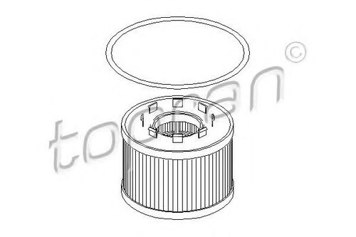 Filtru ulei FORD TRANSIT bus (FD, FB, FS, FZ, FC) (2000 - 2006) TOPRAN 301 760 piesa NOUA