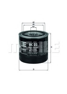 Filtru ulei FORD TRANSIT caroserie (E) (1994 - 2000) KNECHT OC 23 piesa NOUA