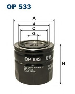 Filtru ulei FORD TRANSIT caroserie (E) (1994 - 2000) FILTRON OP533 piesa NOUA