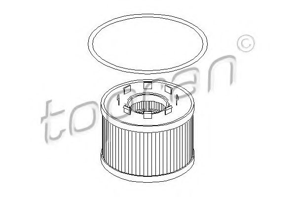 Filtru ulei FORD TRANSIT caroserie (FA) (2000 - 2006) TOPRAN 301 760 piesa NOUA