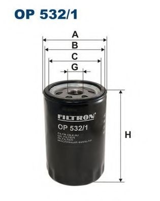 Filtru ulei FORD TRANSIT platou / sasiu (FM, FN) (2000 - 2006) FILTRON OP532/1 piesa NOUA